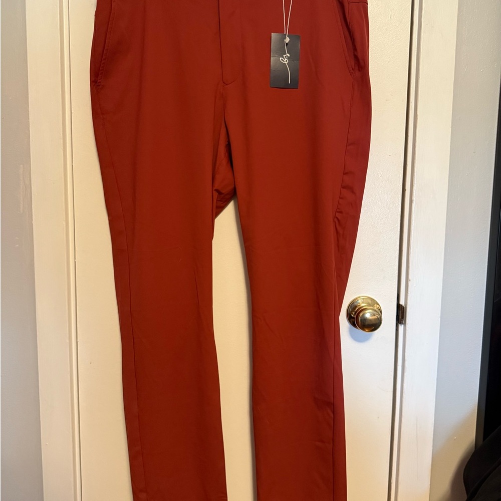 NWT Men's Boston‎ Scott Classic Merlot Golf Pants 36/33